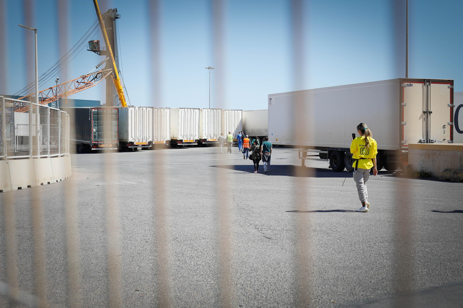 Los agricultores colapsan el puerto de Almería