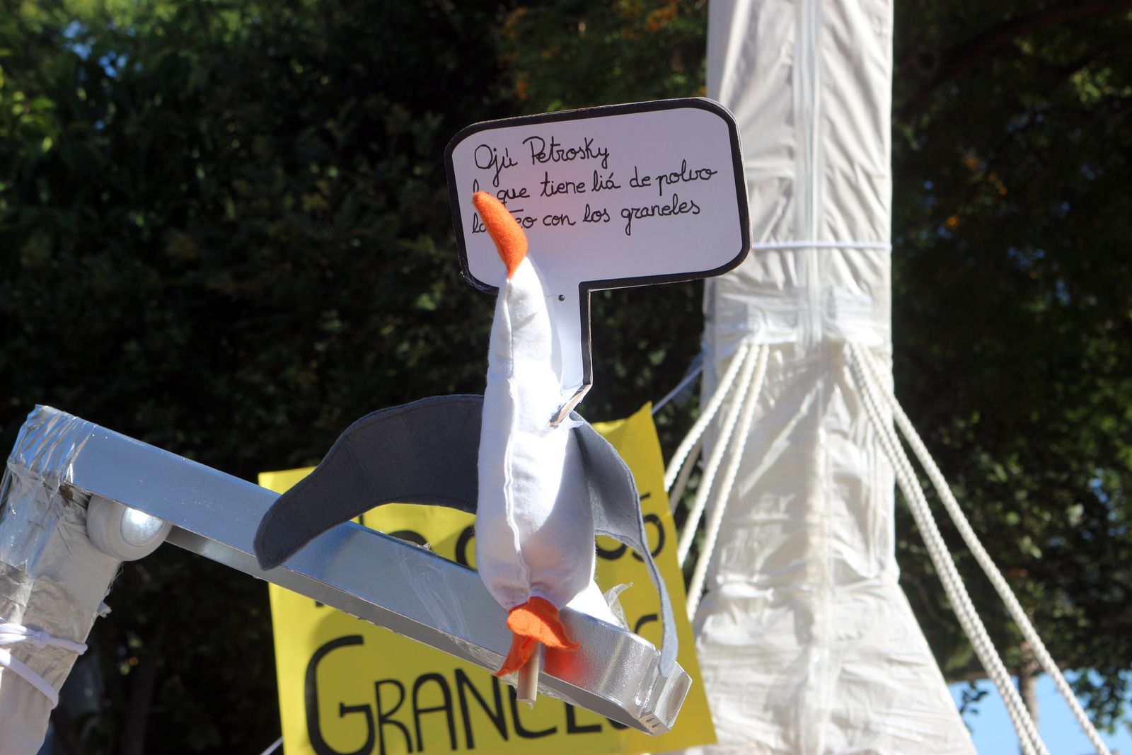 Uno de los Juanillos de la Asociación de Pensionistas y Jubilados del Río San Pedro