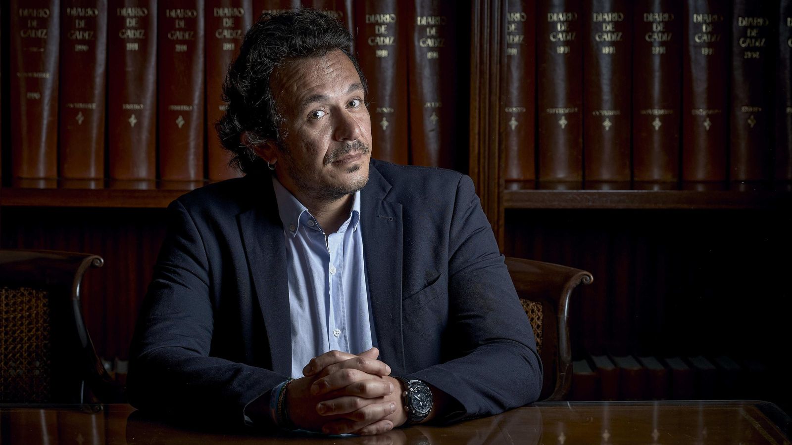 José María González 'Kichi', alcalde de Cádiz, durante la entrevista en 'Diario de Cádiz'.