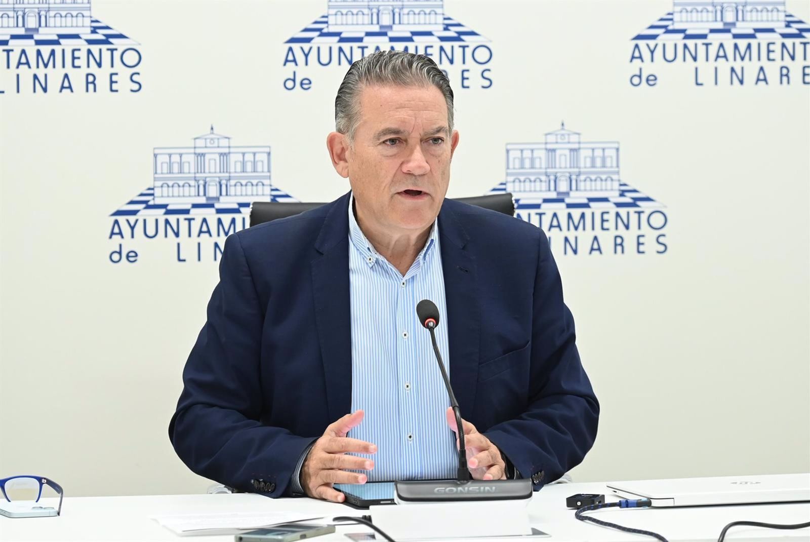 El primer teniente de alcalde del Ayuntamiento de Linares, Raún Caro-Accino.