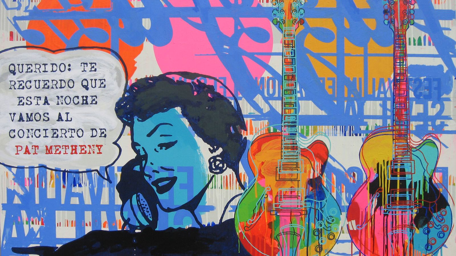 'Querido, te recuerdo...', la obra que dedica al concierto de Pat Metheny.