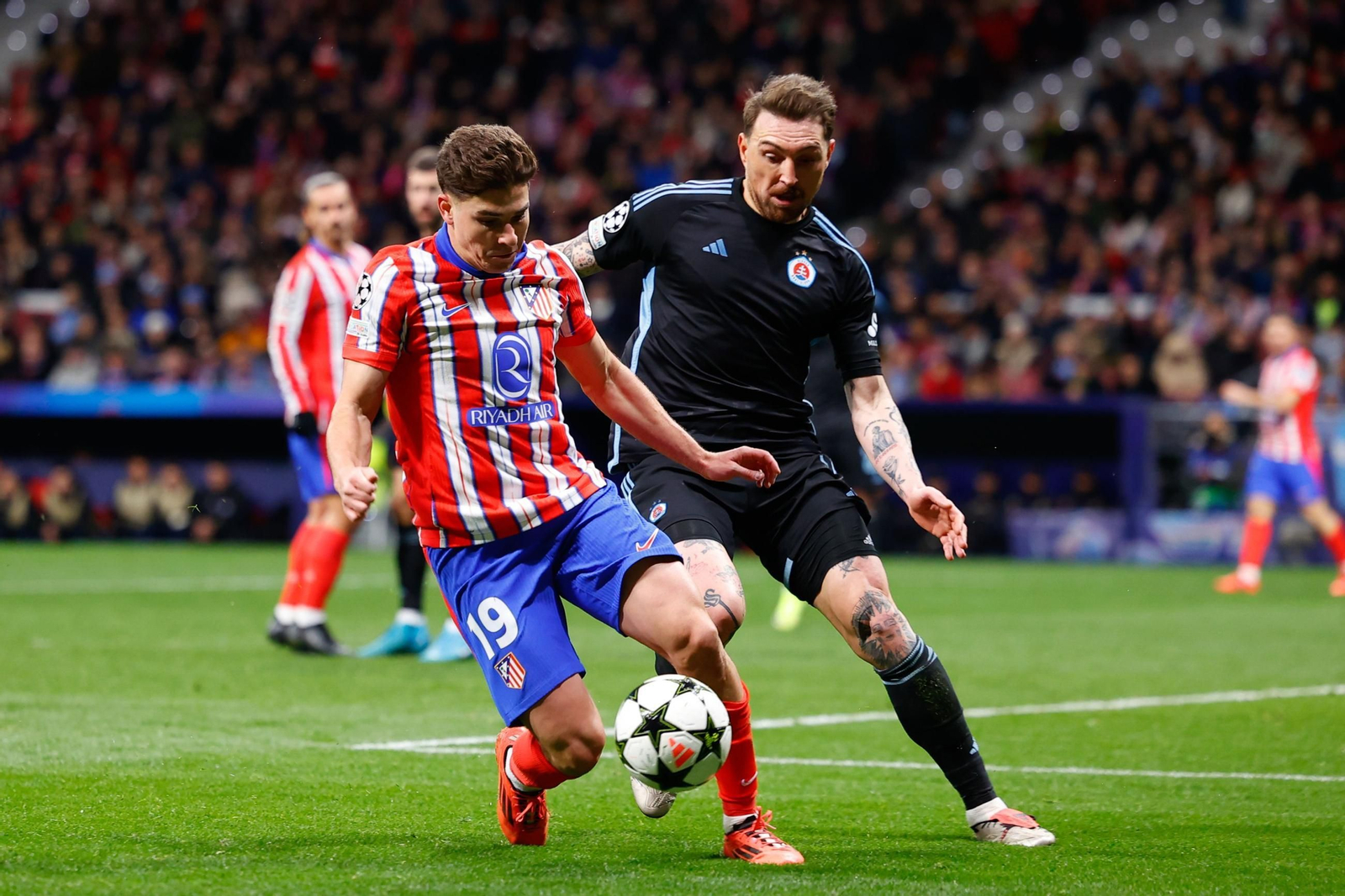 Las fotos del Atlético de Madrid - Slovan de Bratislava
