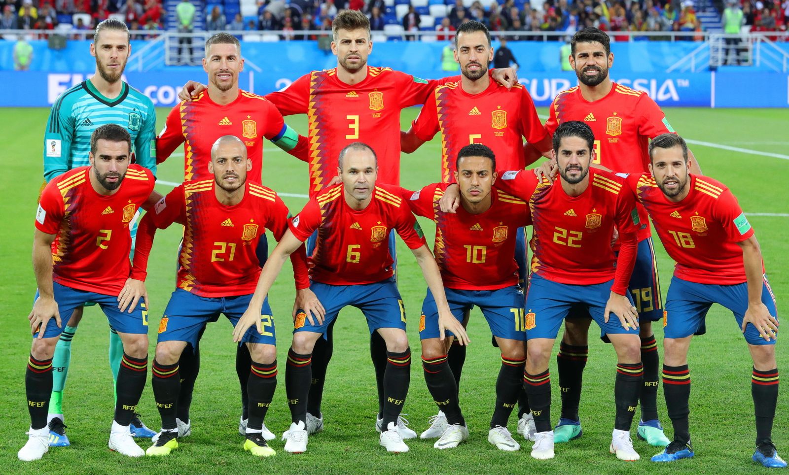 Las imágenes del España-Marruecos