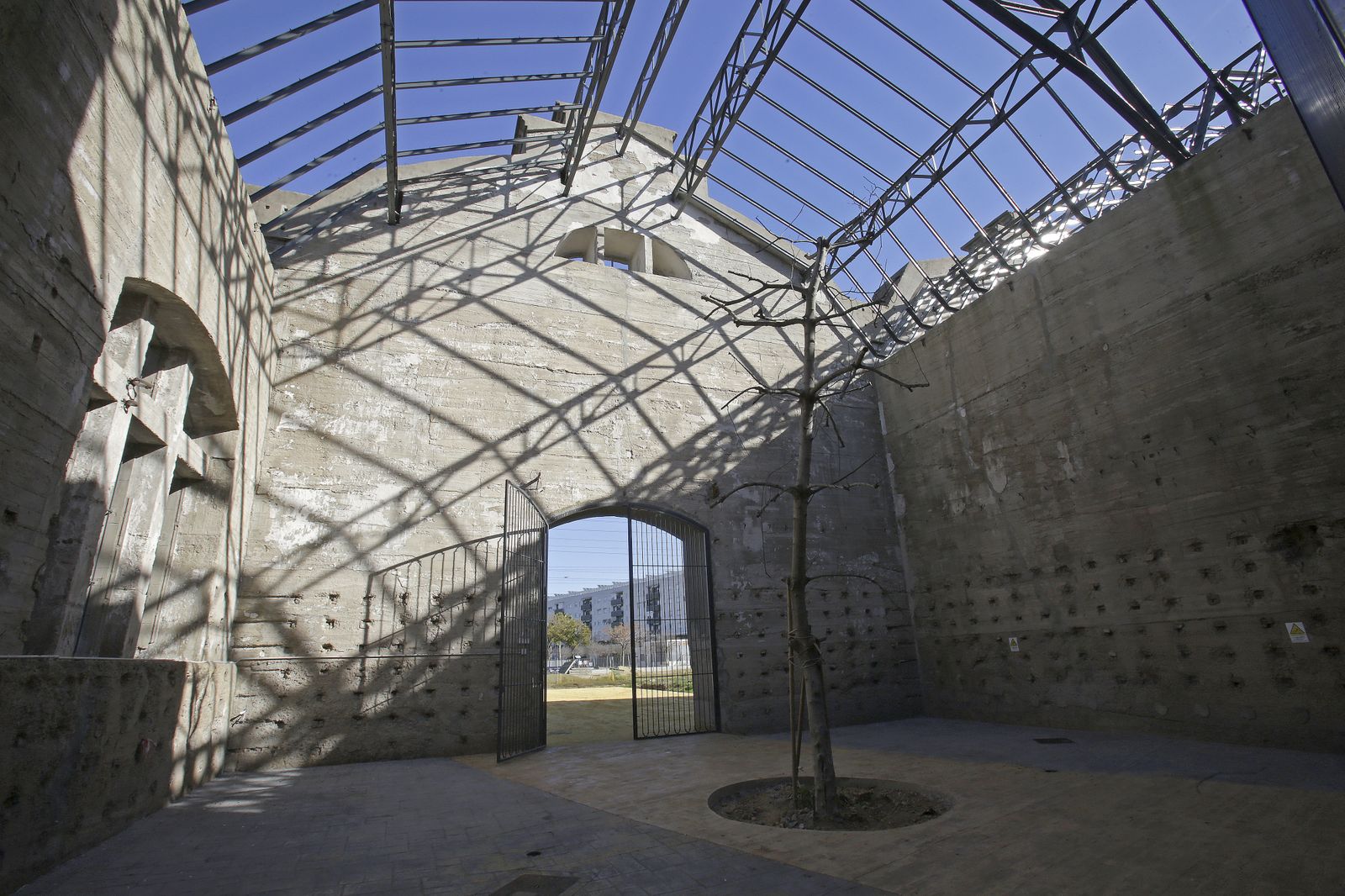 Obras en las naves de RENFE de San Jerónimo