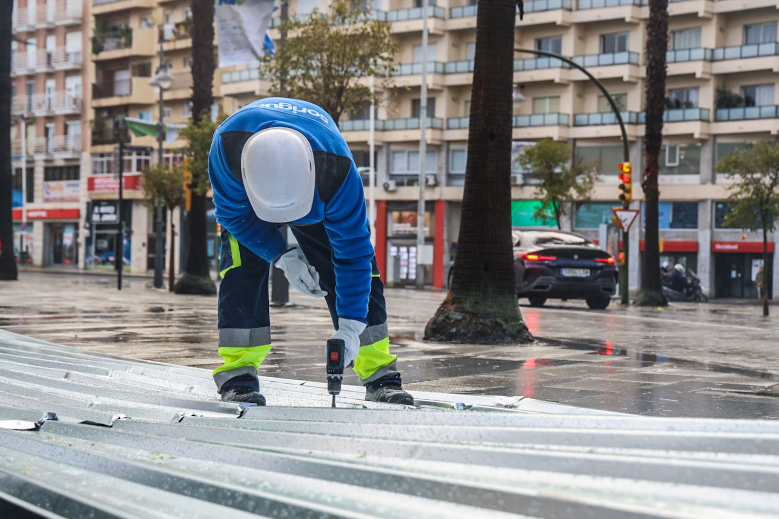Fotografías de las incidencias de la borrasca Joseph durante la mañana