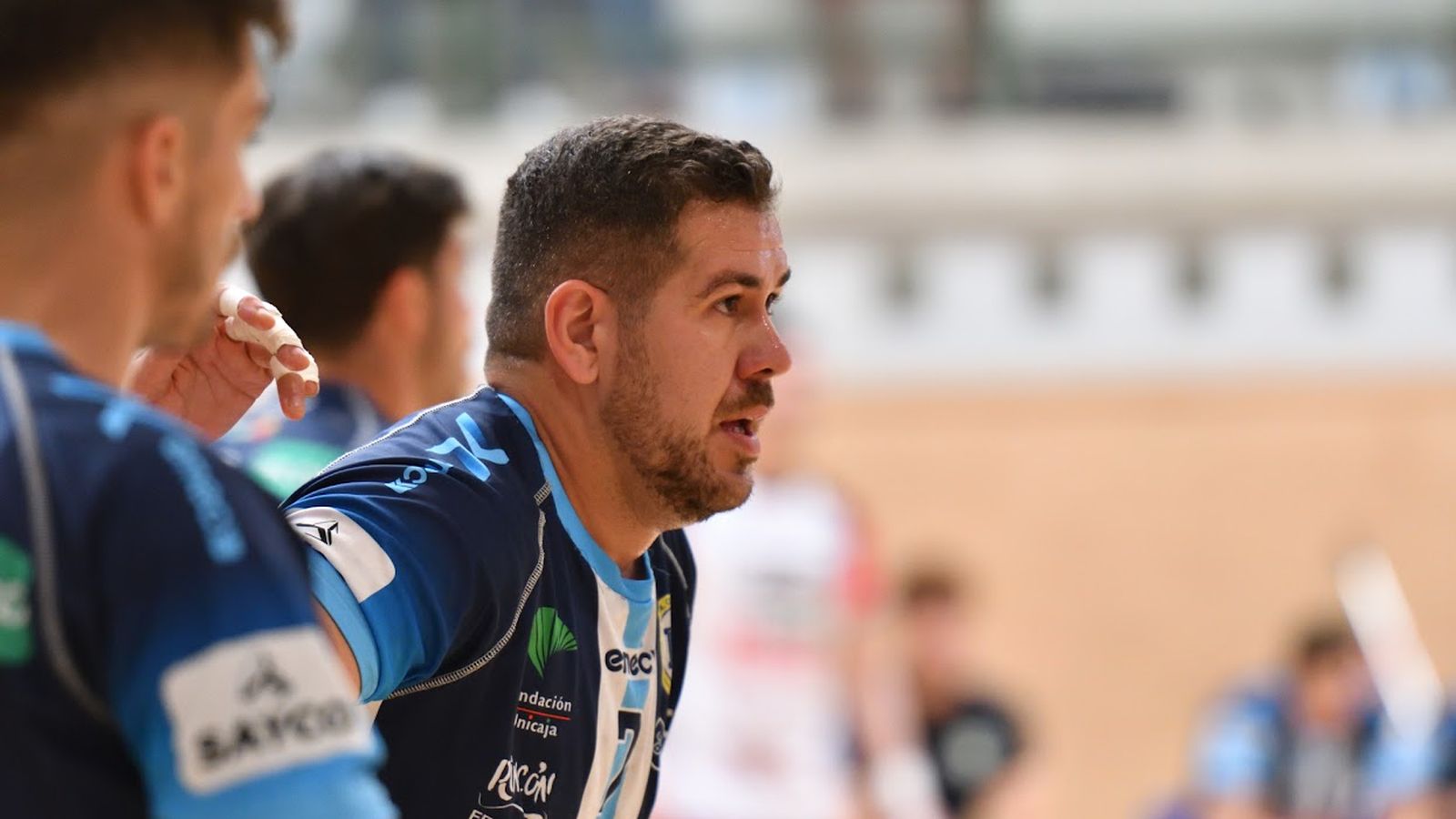 Juanma Cabrera durante un encuentro.