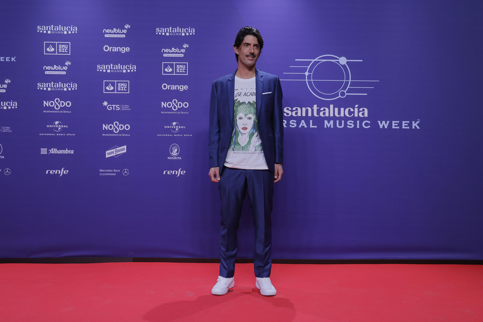 Famosos y artistas en la alfombra roja de la gala del flamenco en los 'Santalucía Universal Music Week'