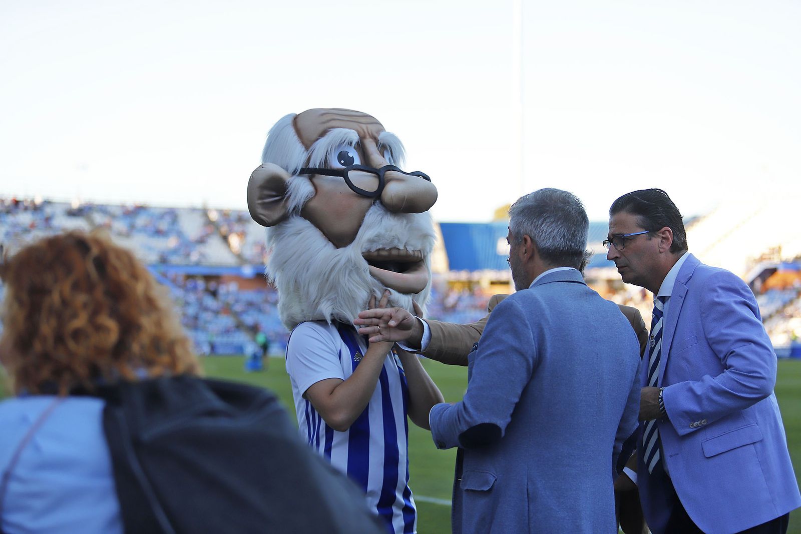 Imágenes del ambiente en el encuentro entre el Recreativo de Huelva y el CD Castellón