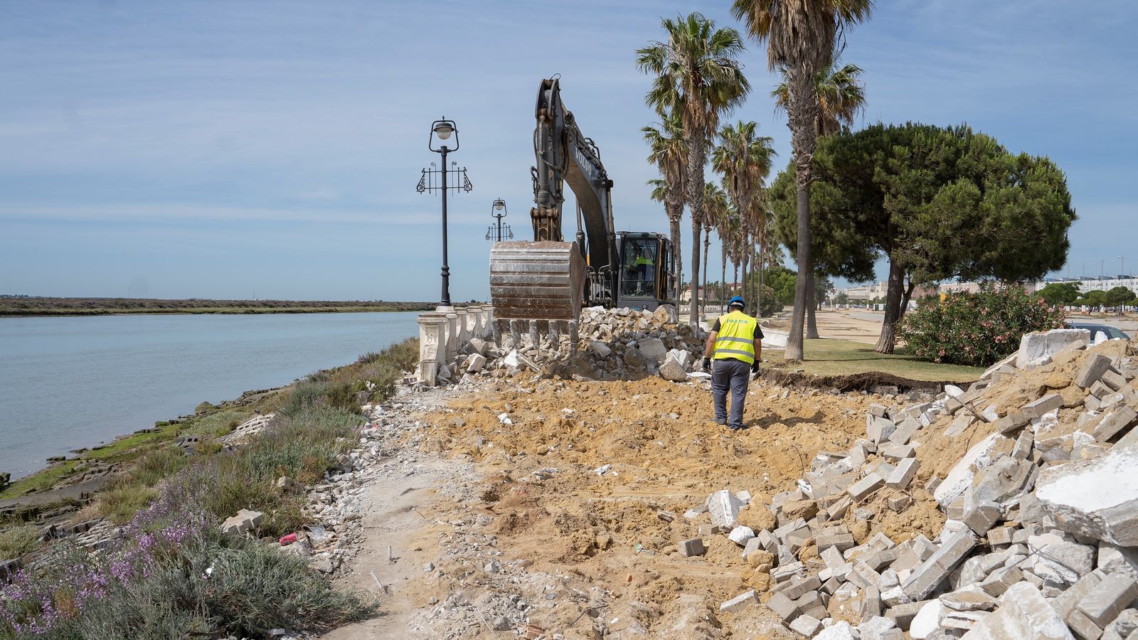 Obras en La Magdalena.