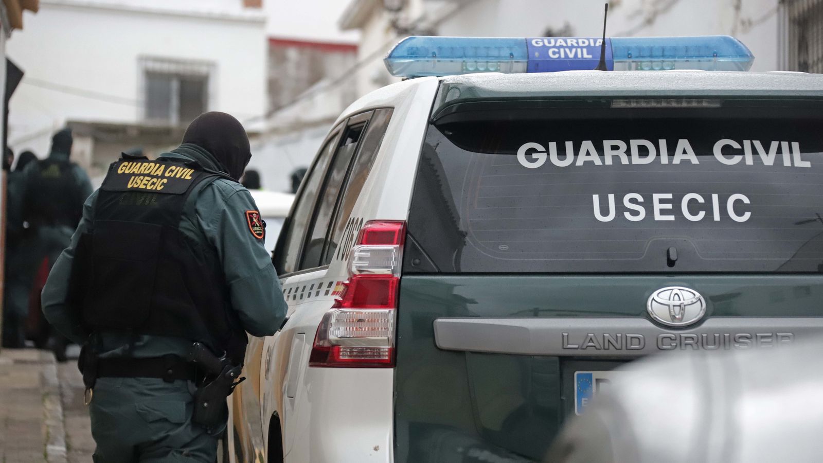 Imágenes de la operación antidroga en el Campo de Gibraltar