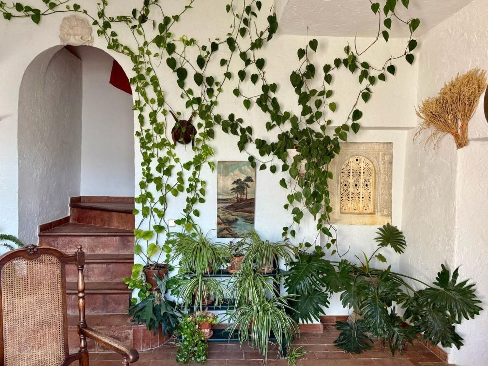 Los escalones son originales de la construcción.