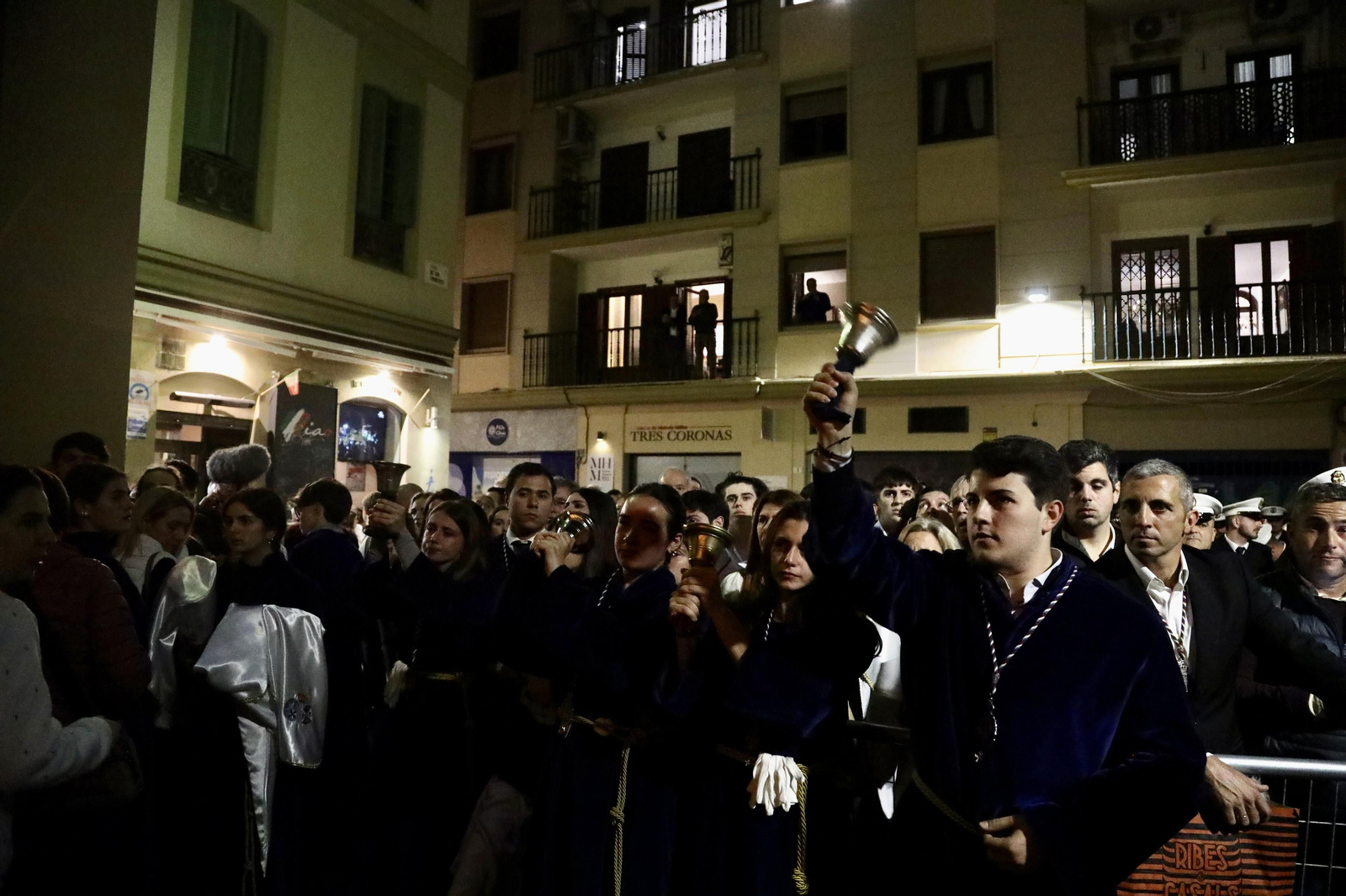 La Paloma el Miércoles Santo en Málaga, en fotos