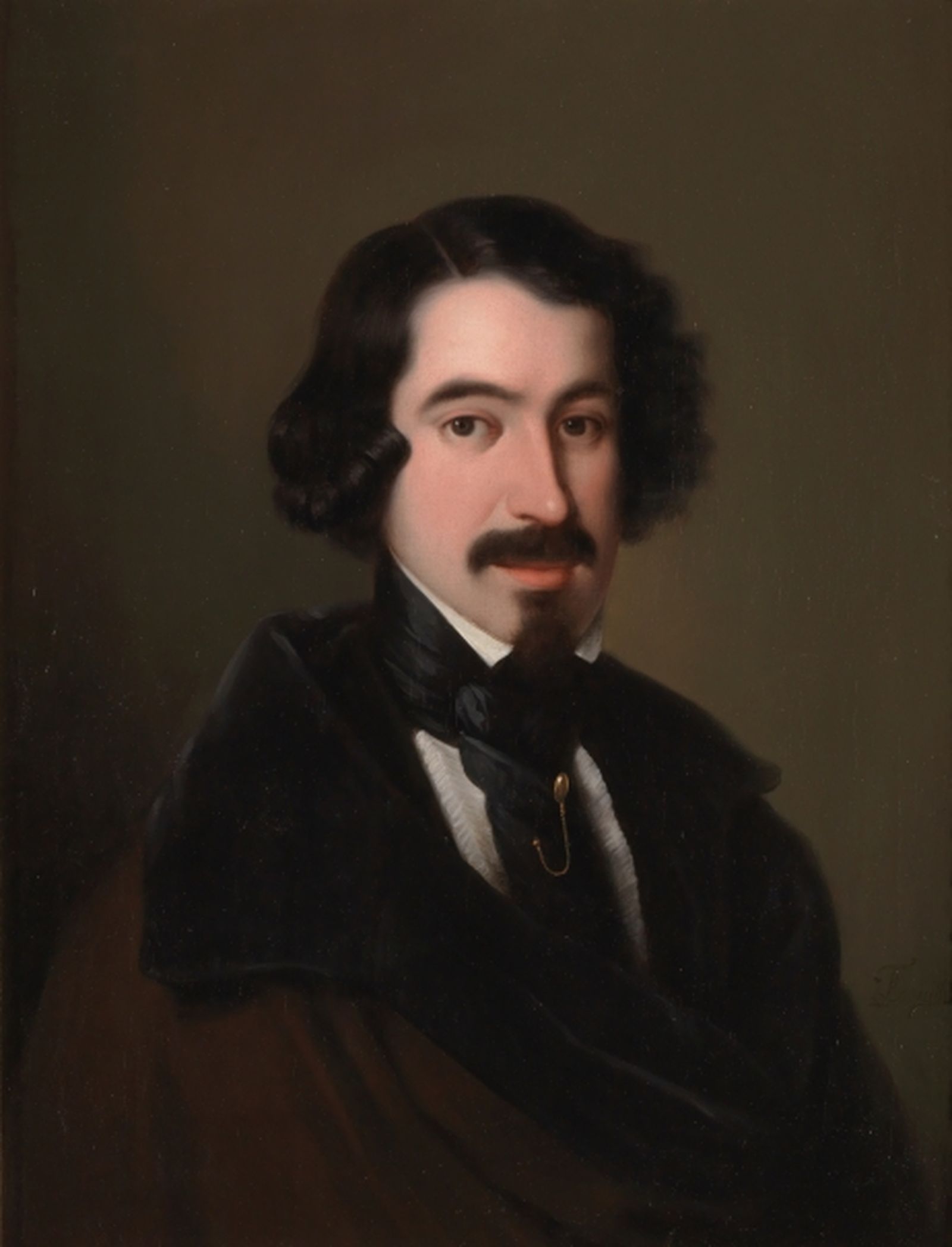 Retrato de José Espronceda expuesto en el Museo del Prado de Madrid.