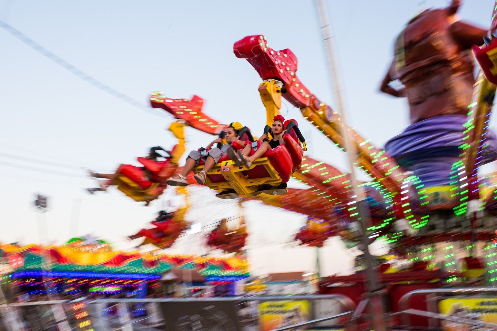 Las noches iluminadas en el Real de la Feria de Málaga (fotos)