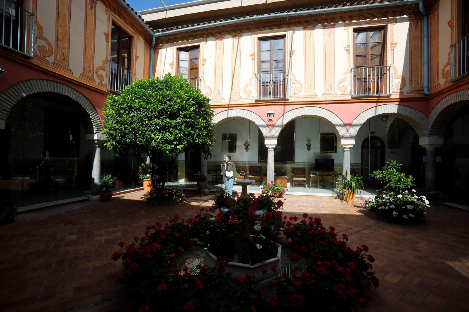 Patio del colegio Nuestra Señora de la Piedad.