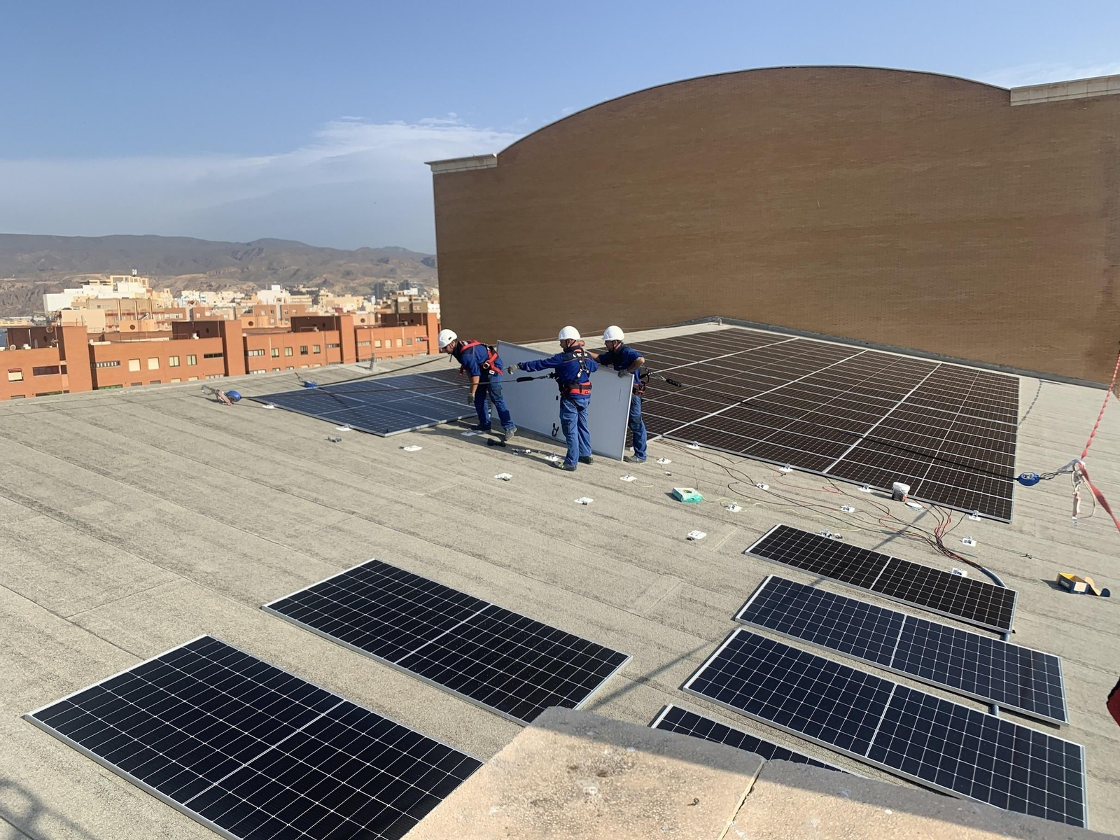 Placas solares, otra de las mejoras realizadas al Auditorio