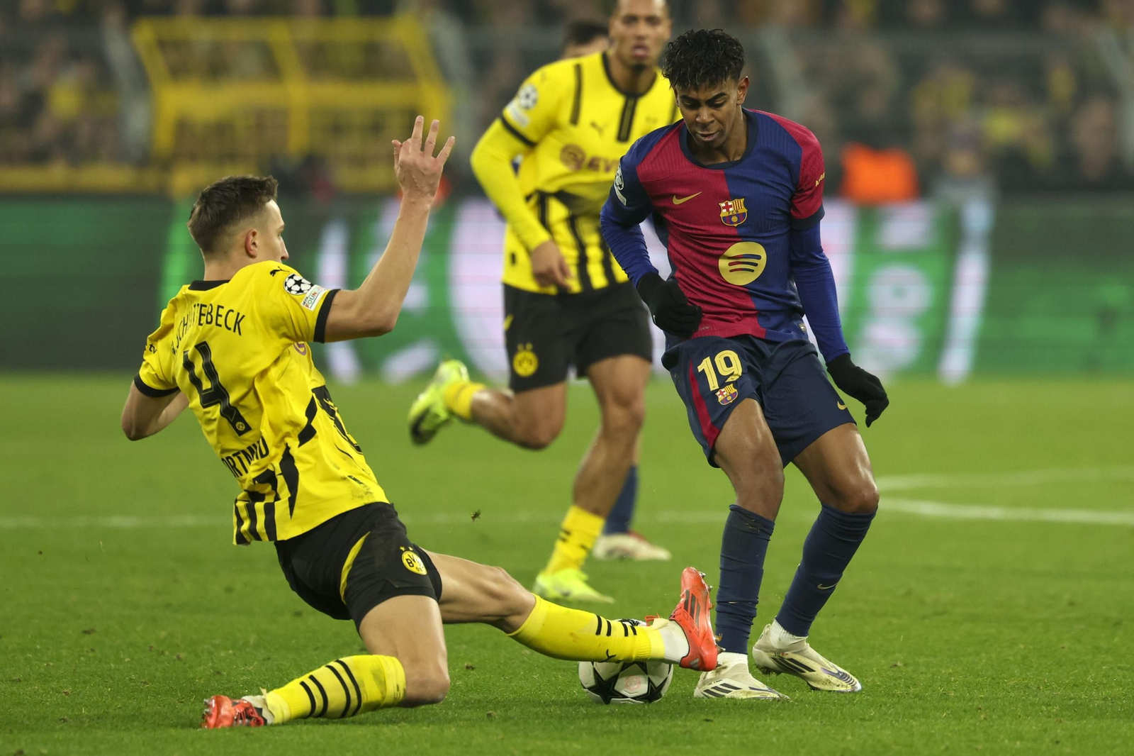 Las imágenes del Borussia Dortmund - Barcelona