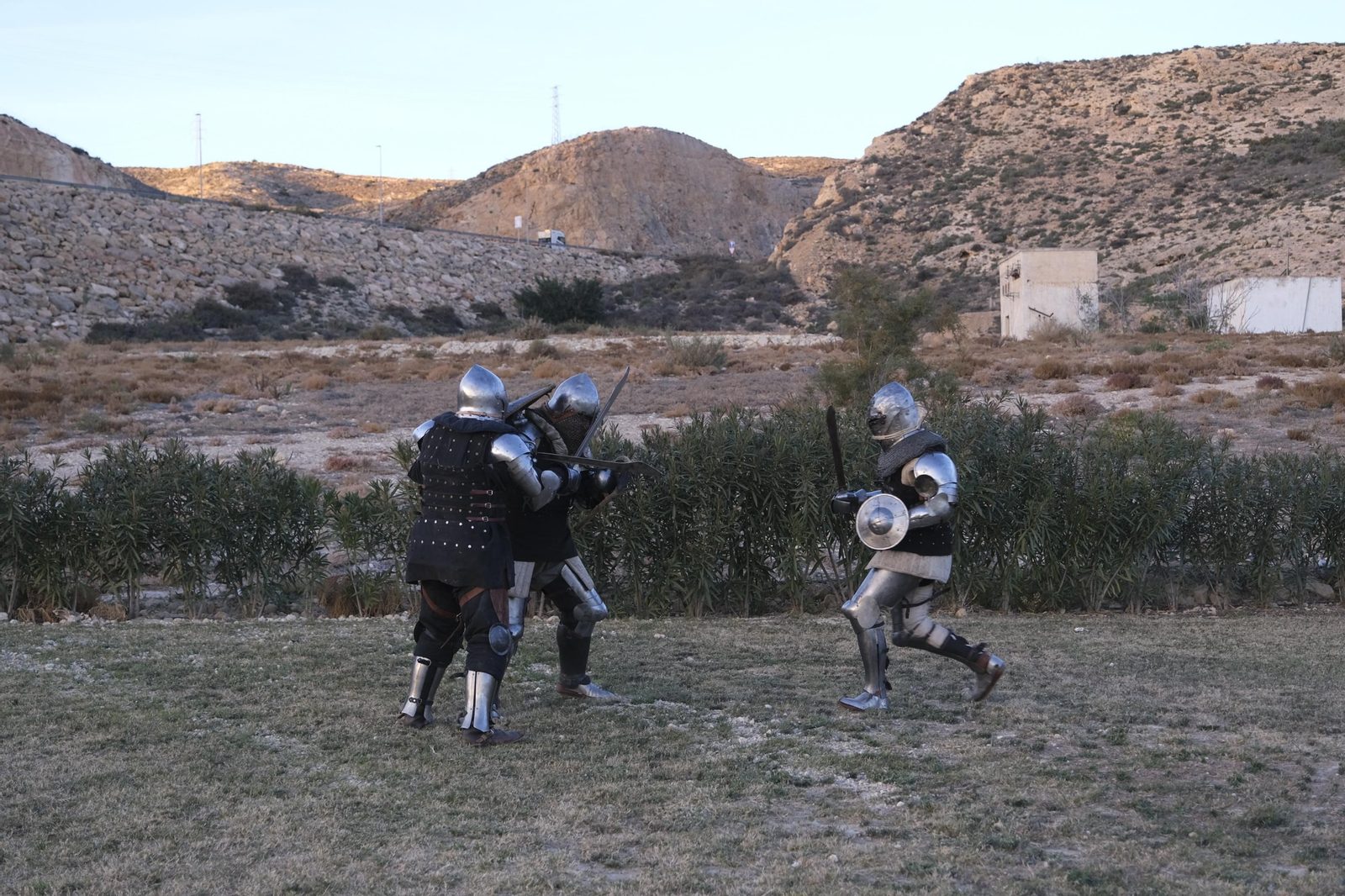Fotogalería de los combates medievales en Almería