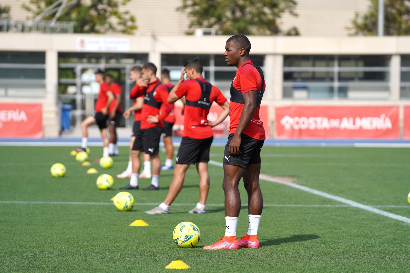 Entrenamiento del Almería, viernes 22