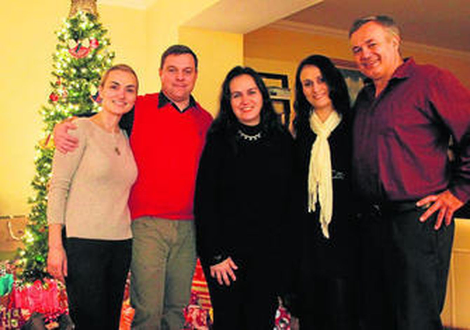 La familia Suárez recupera a varios de sus componentes siempre que llegan las fechas navideñas.