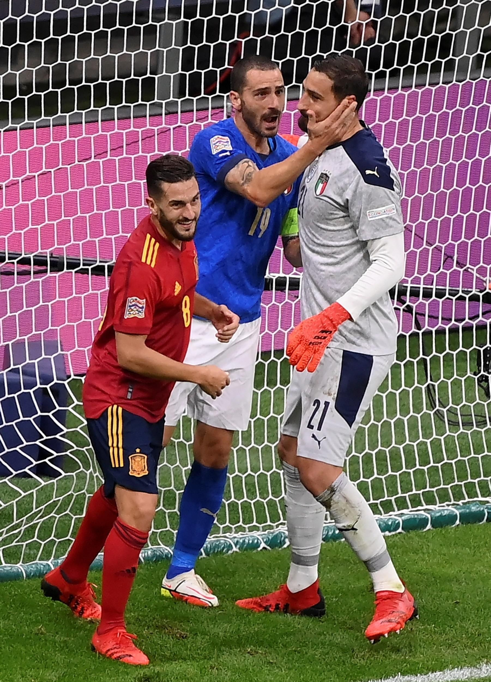 El Italia-España de la Liga de Naciones, en imágenes