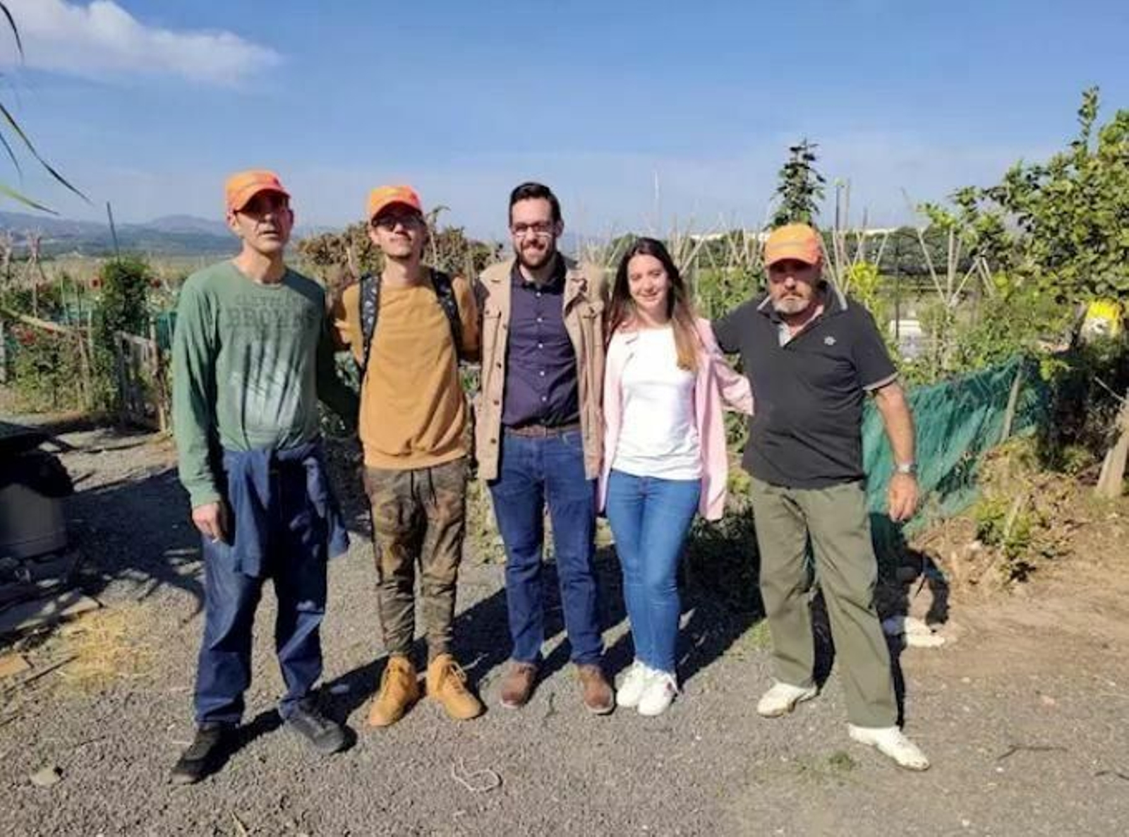 Actividad de huertos ecológicos en Vélez-Málaga.