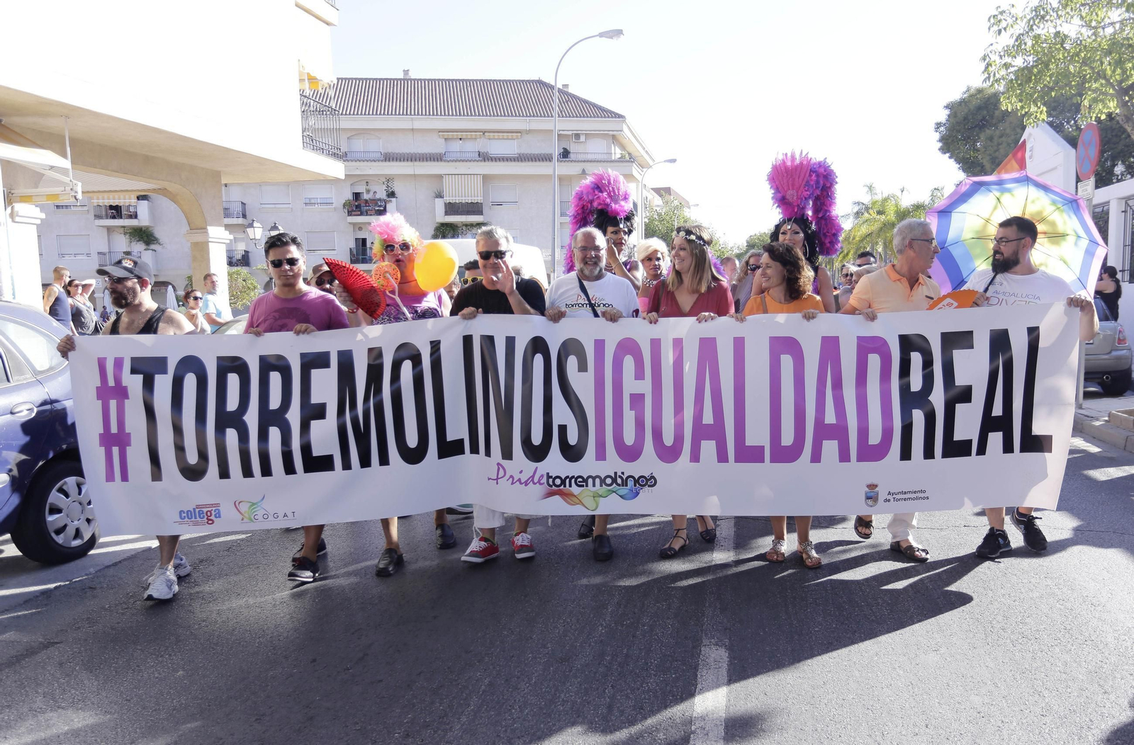 Celebración del Pride en Torremolinos, en una imagen de archivo. Celebración del Pride en Torremolinos, en una imagen de archivo.