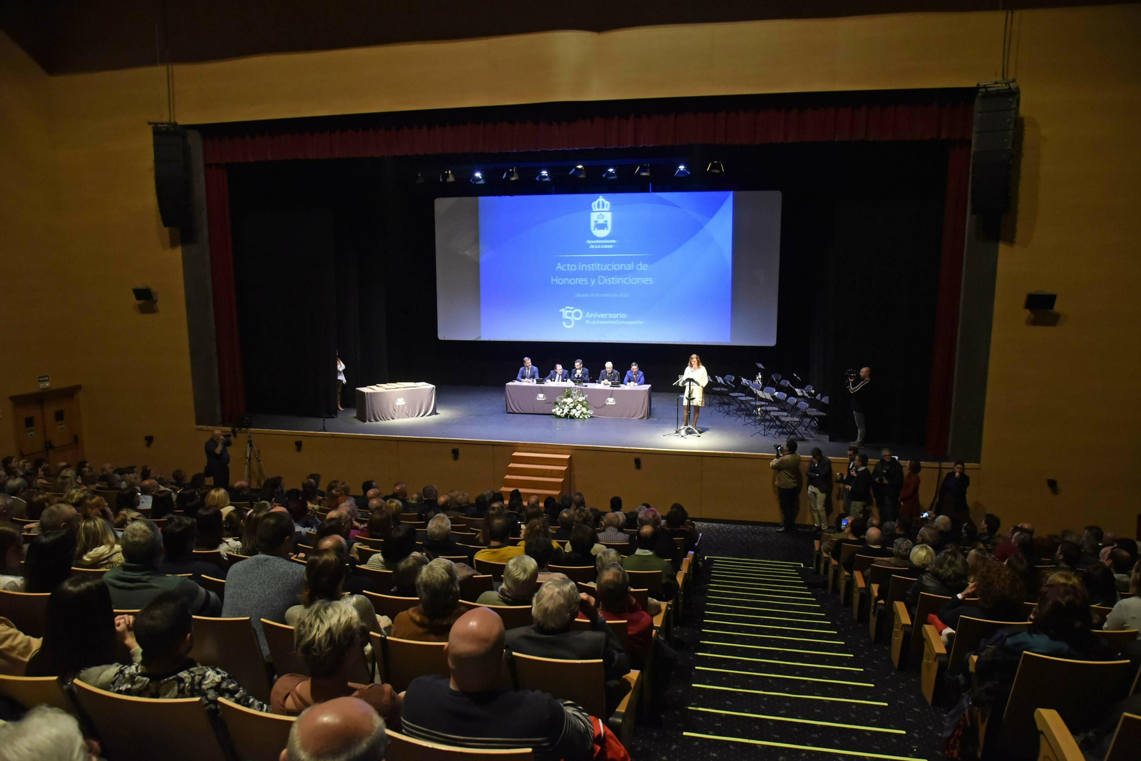 El acto por el 150 aniversario de La Línea