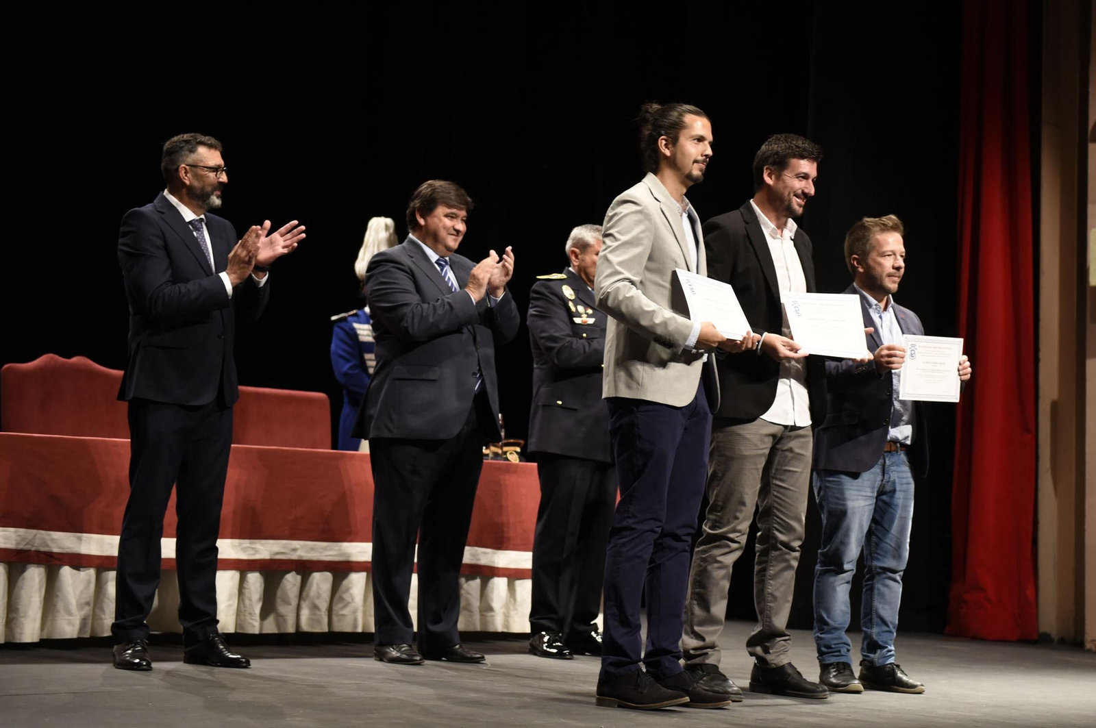 Imágenes del acto del Día de la Policía Local de Huelva
