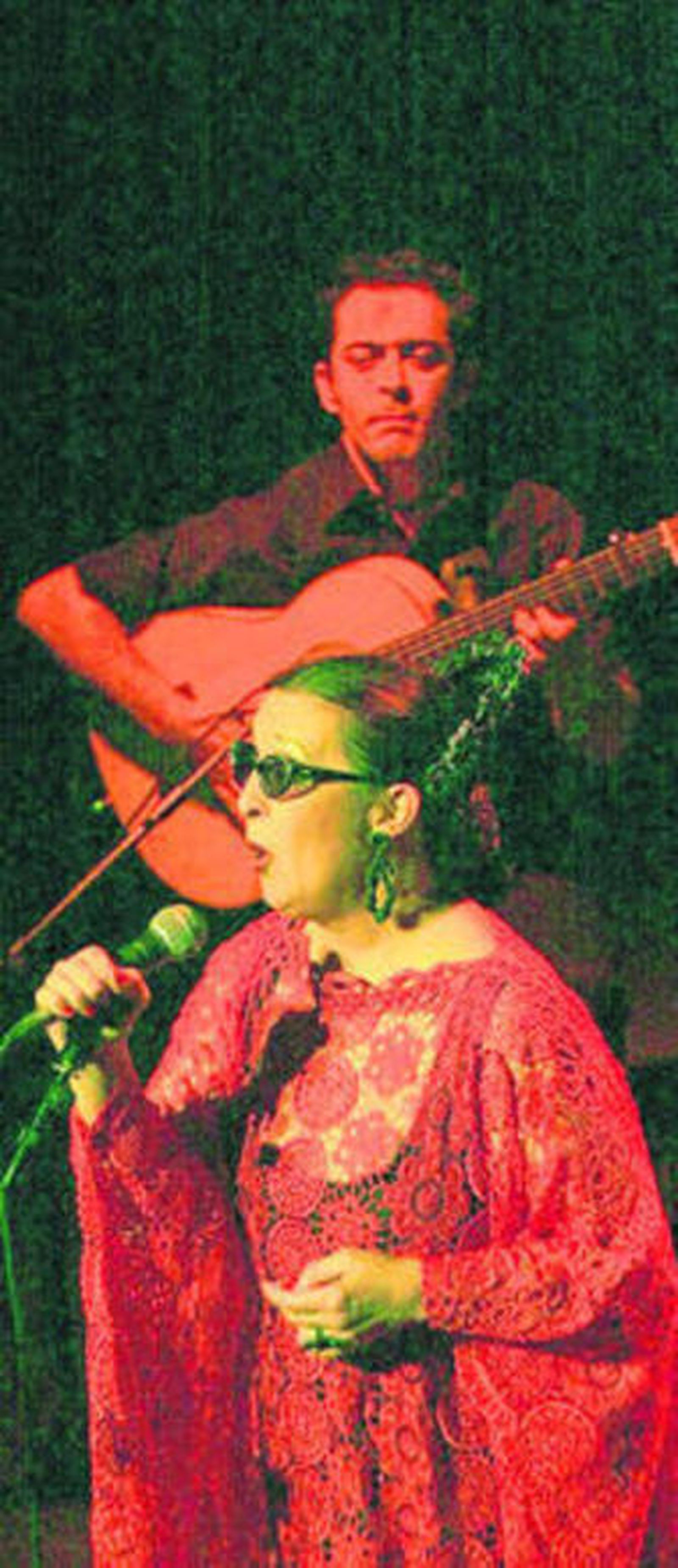 Martirio y Raúl Rodríguez, fotografiados en un concierto reciente.