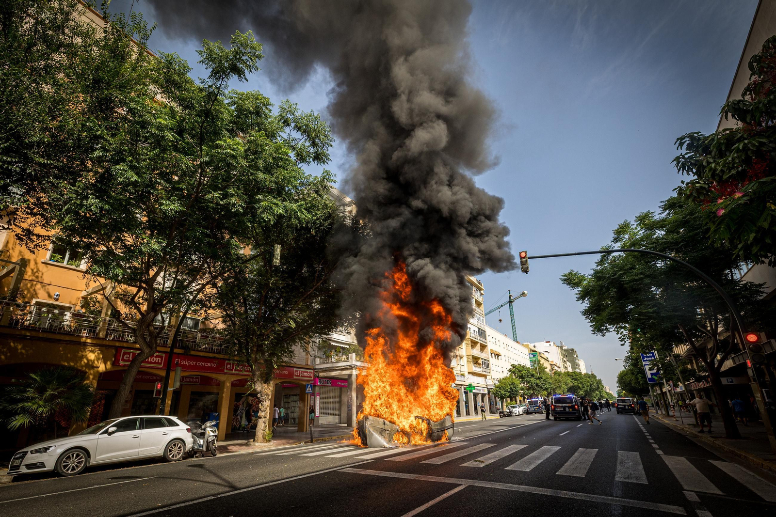 Imágenes del primer día de huelga de los trabajadores del sector del metal en Cádiz Imágenes del primer día de huelga de los trabajadores del sector del metal en Cádiz