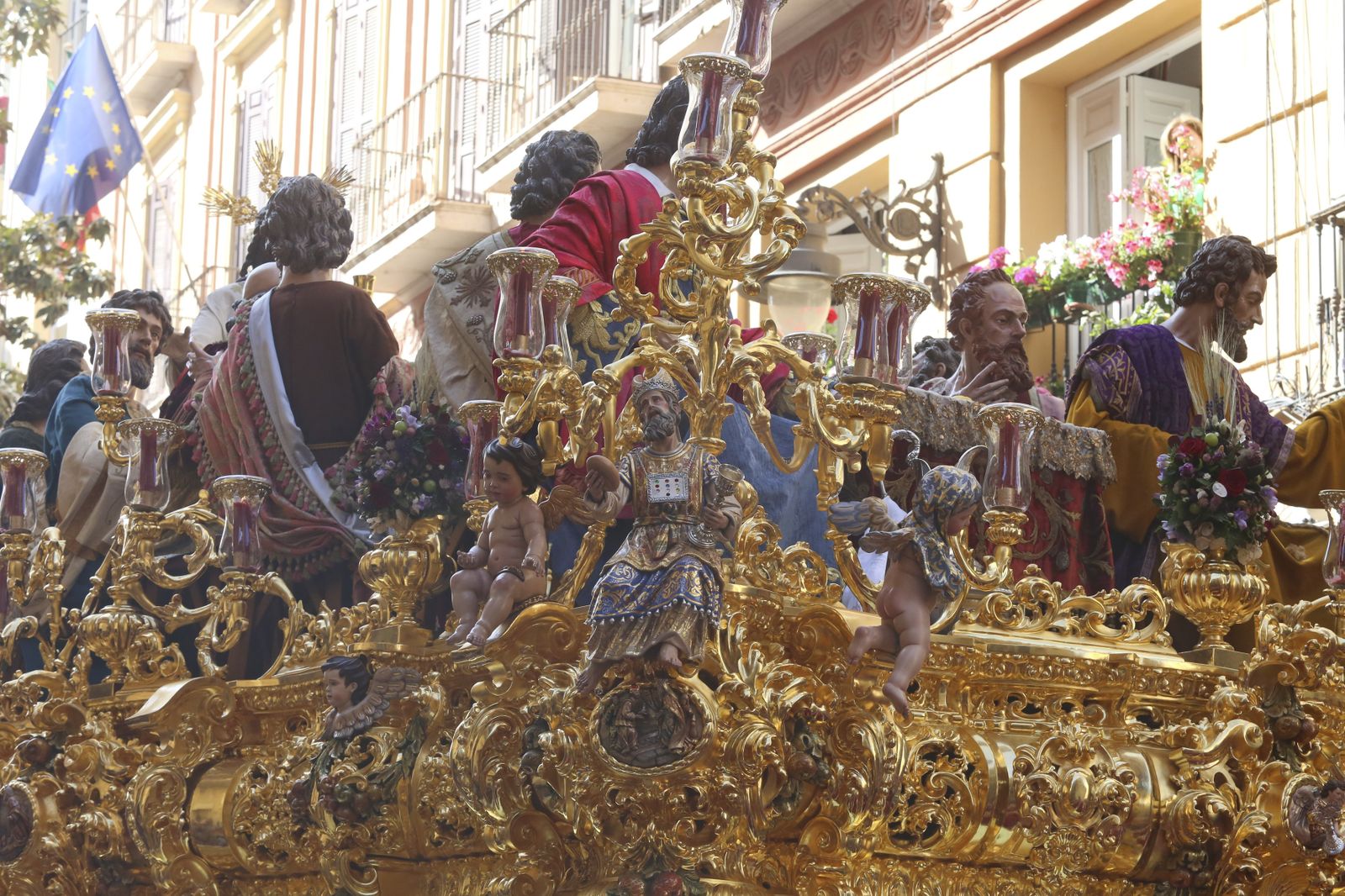 Las fotos de la Sagrada Cena, en el Jueves Santo de Málaga
