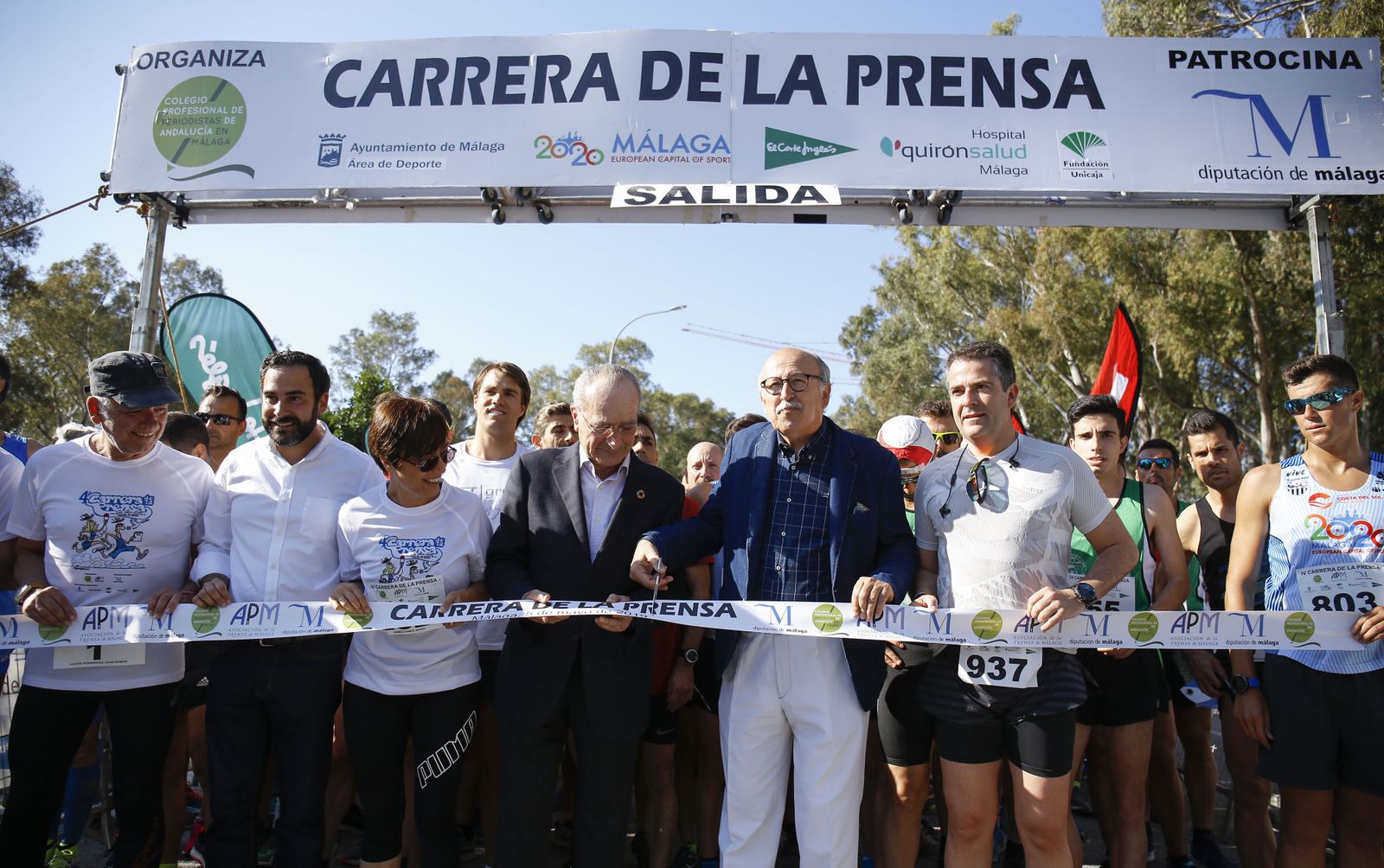 Las mejores fotografías de la Carrera de la Prensa de Málaga de 2019