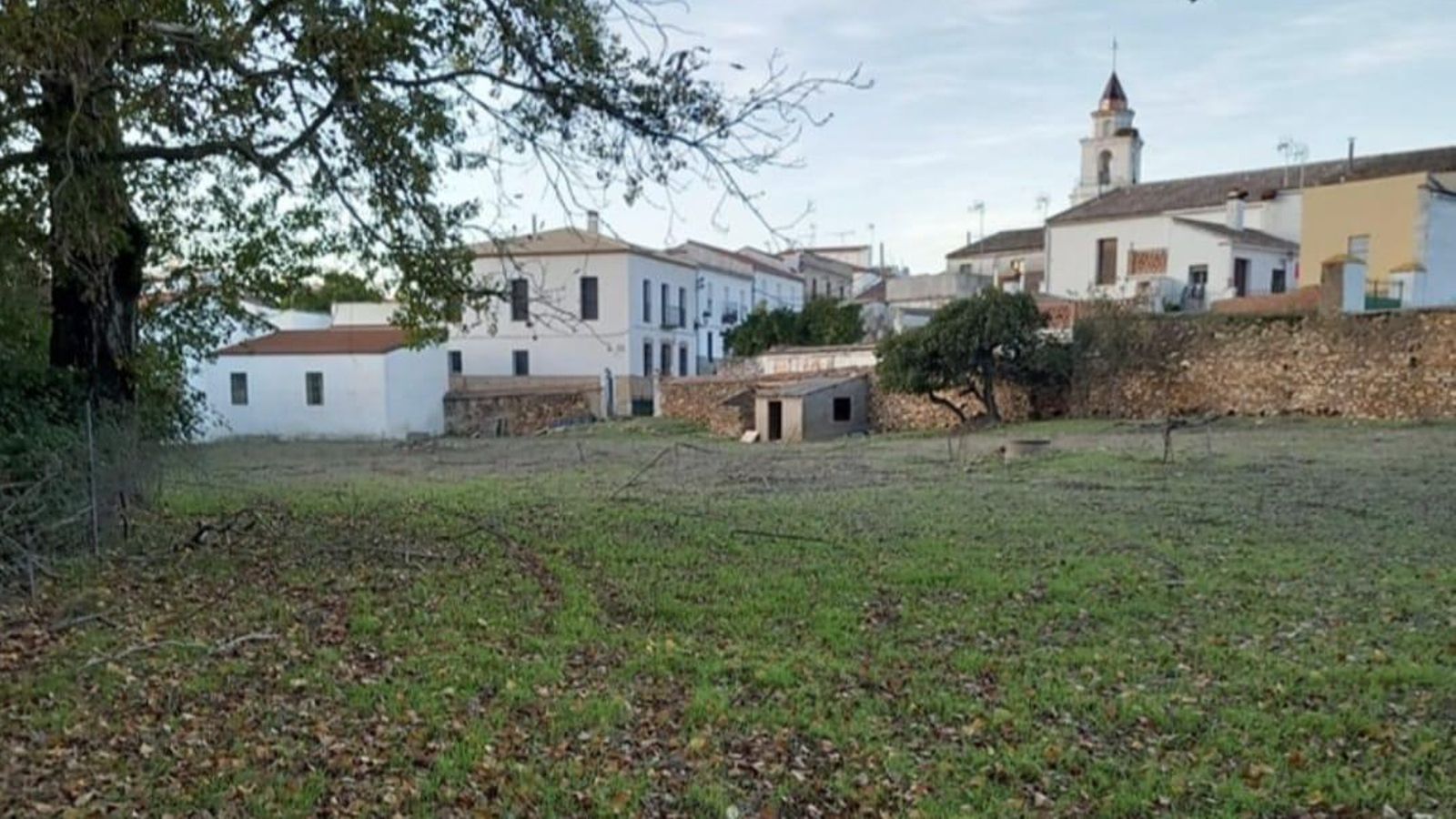 Los terrenos en San Nicolás del Puerto donde irá enclavada la nueva bodega.