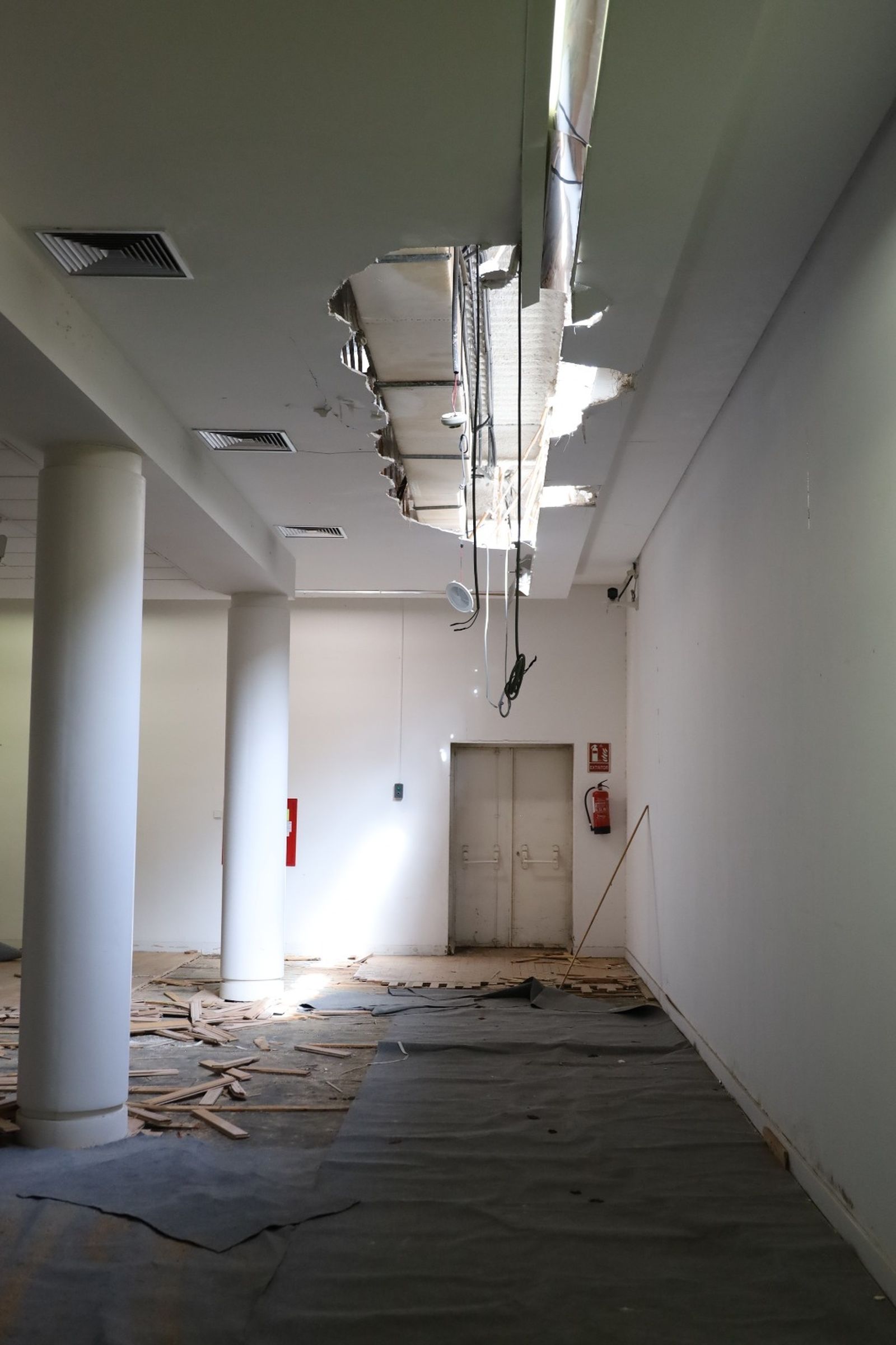 El mal estado del Pabellón de España de la Expo 92