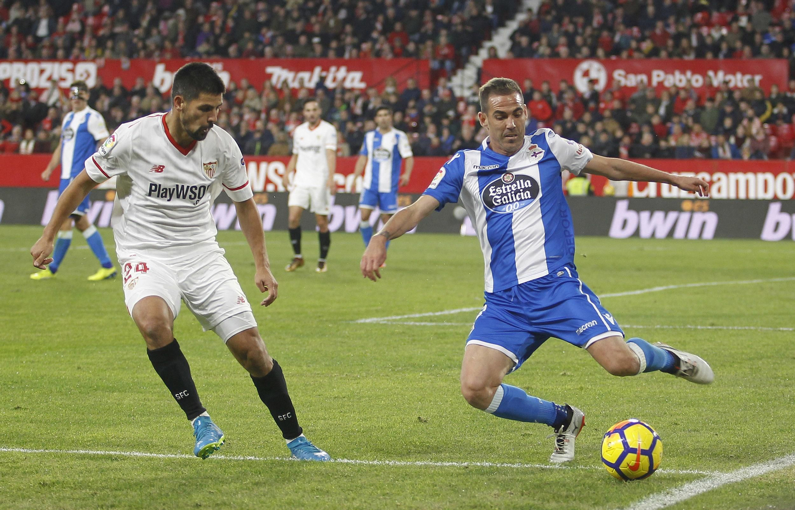 Las imágenes del Sevilla-Deportivo de la Coruña