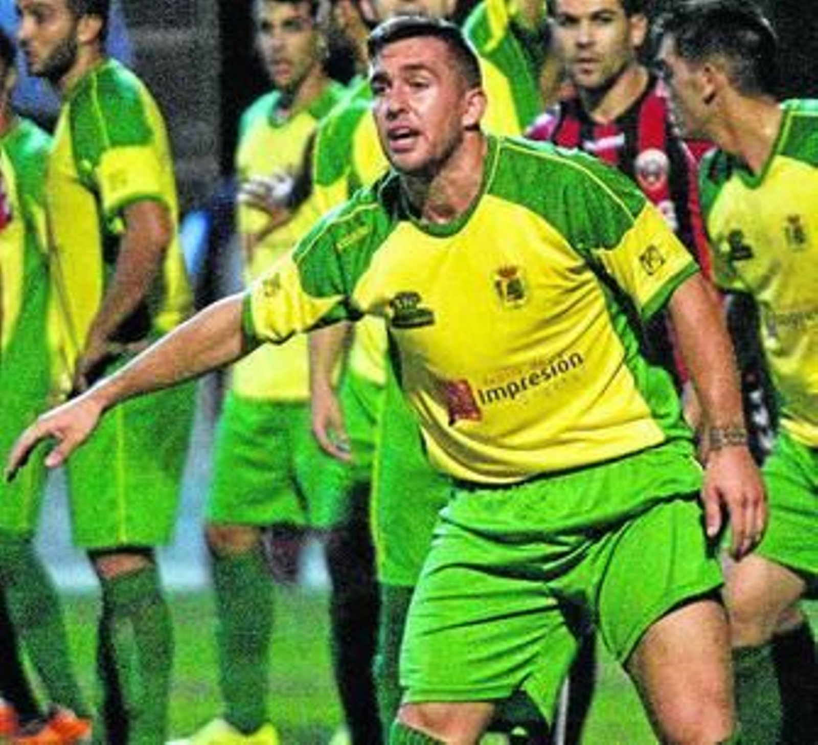 Miki, en un partido de la pasada temporada.