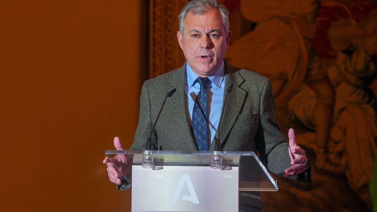 José Luis Sanz, alcalde de Sevilla. José Luis Sanz, alcalde de Sevilla.