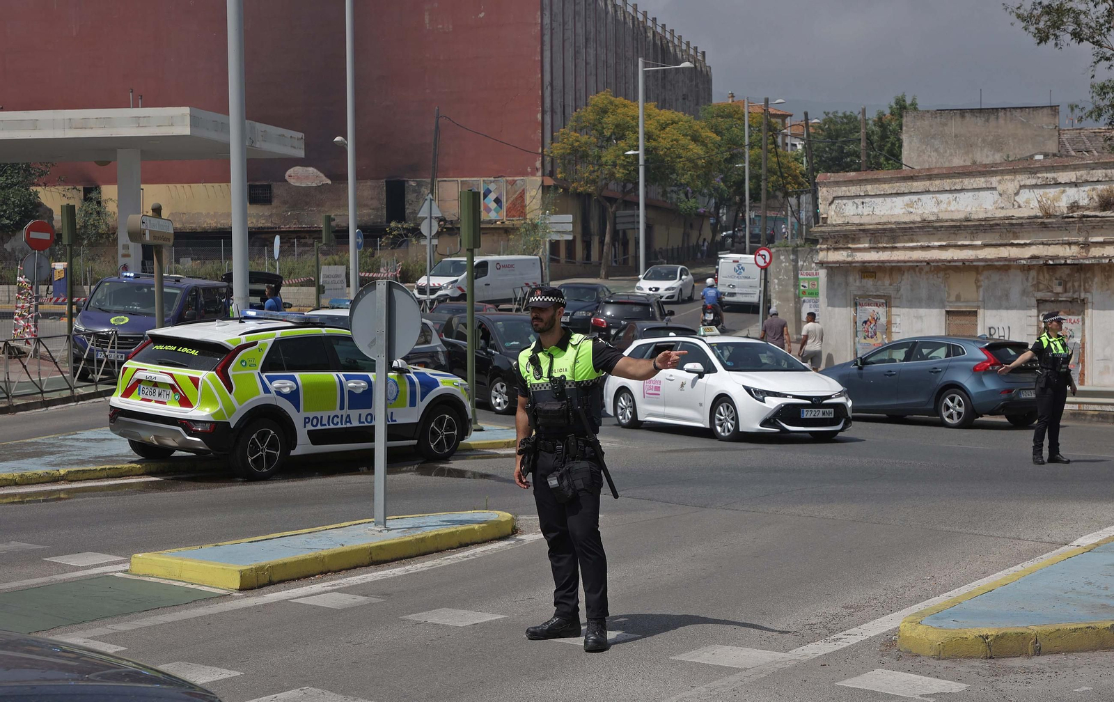 Fotos del incendio en el Patio de Soto en Algeciras Fotos del incendio del Patio de Soto en Algeciras