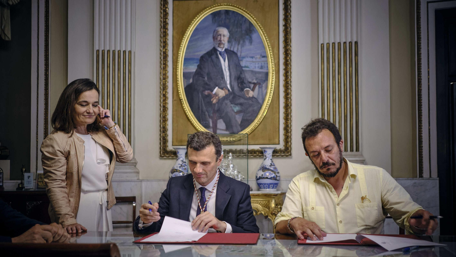 Pleno de  investidura de Bruno García.