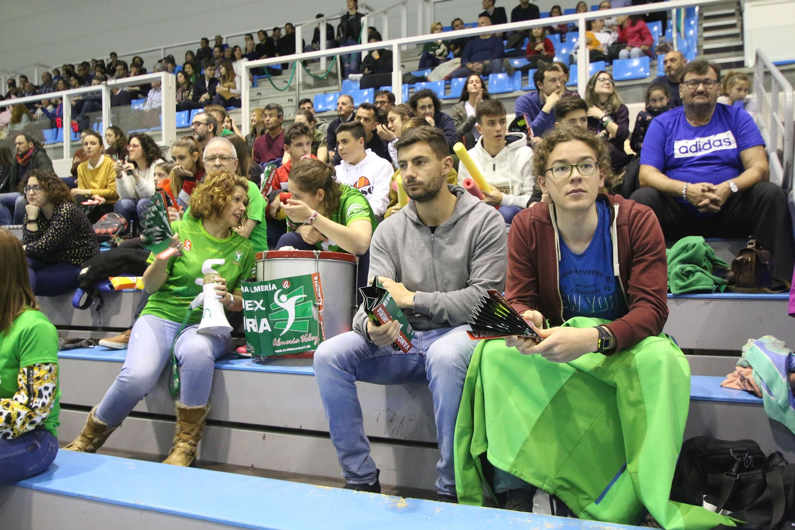 Imágenes del partido de voleibol Unicaja Almería-Ushuaia Ibiza