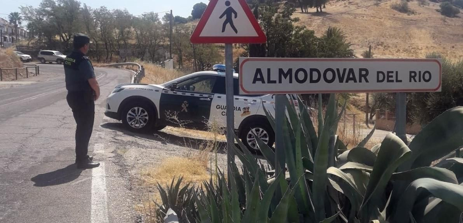 Puesto de la Guadia Civil en Almodóvar.