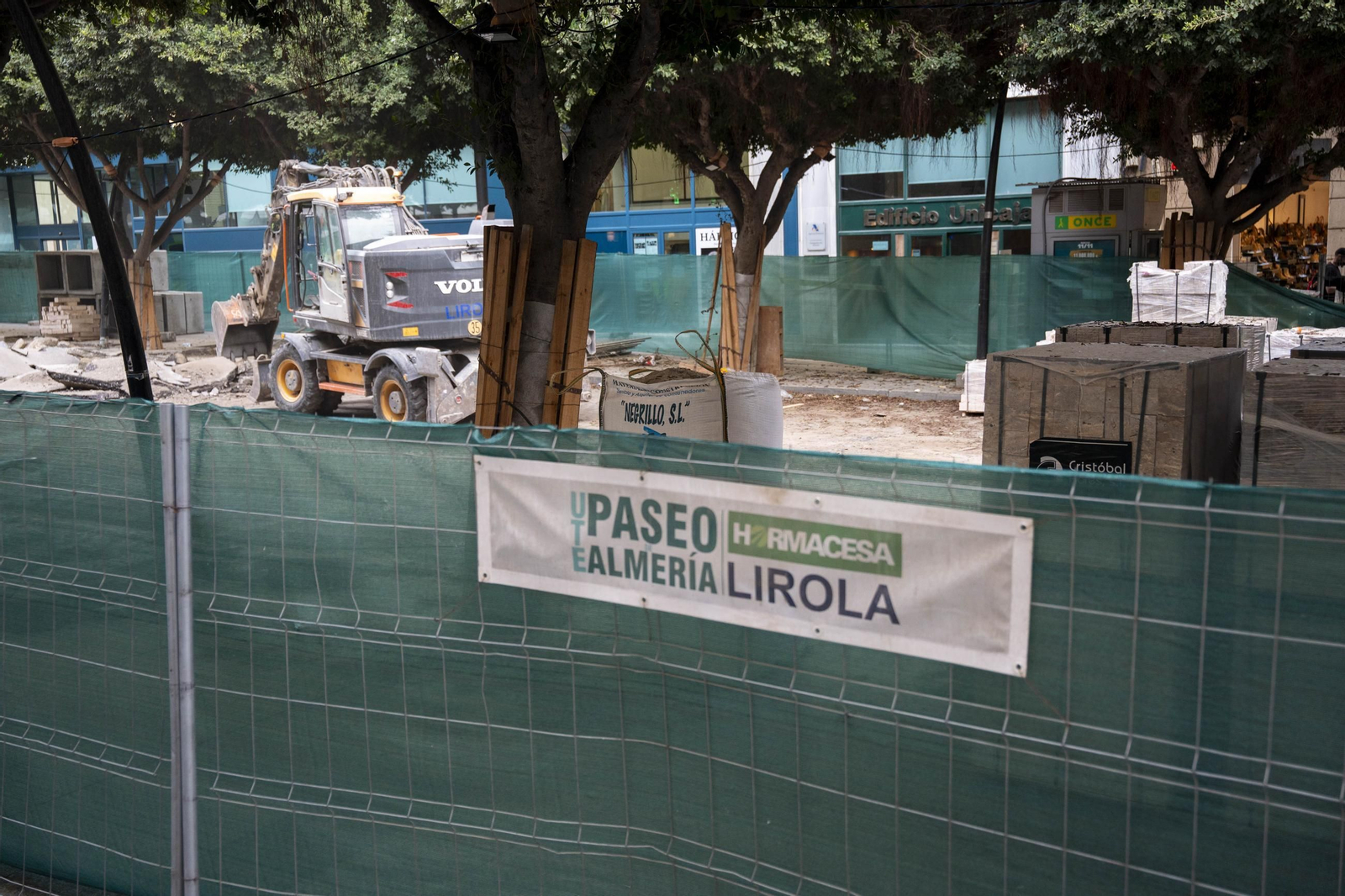 Las imágenes de las obras del paseo de Almería