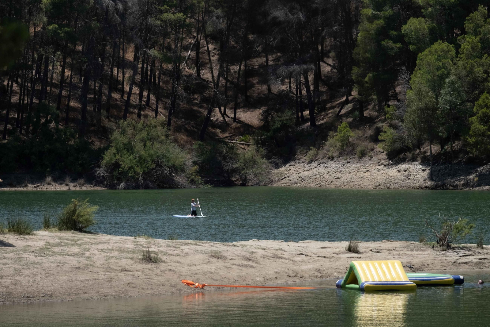 La 'playa' del interior, en imágenes