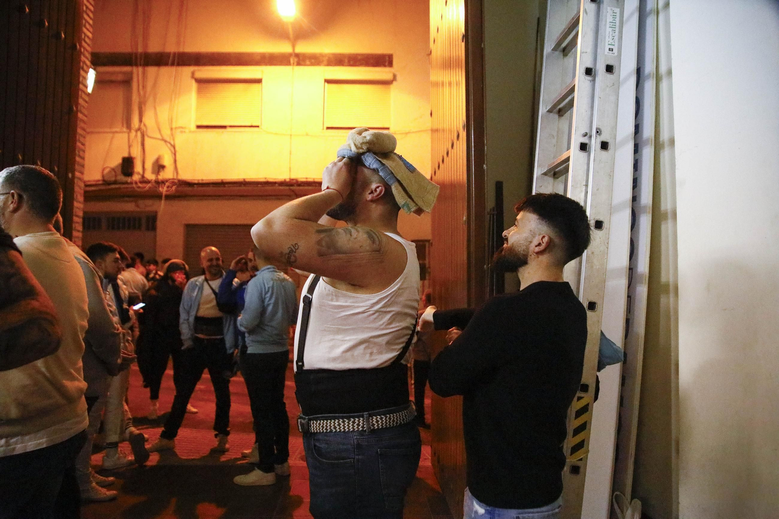 Ensayo de la hermandad de los Ángeles de la ciudad de Almería, en imágenes