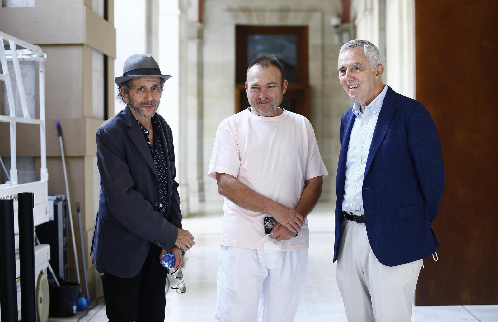 Fotos: Así es 'Despintura fònica', la performance de Miquel Barceló en el Museo de Málaga