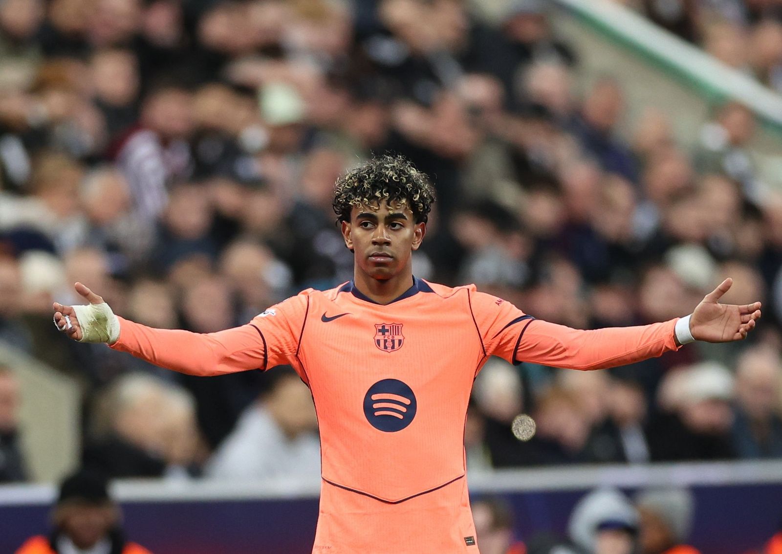 Las fotos del Newcastle-Barcelona