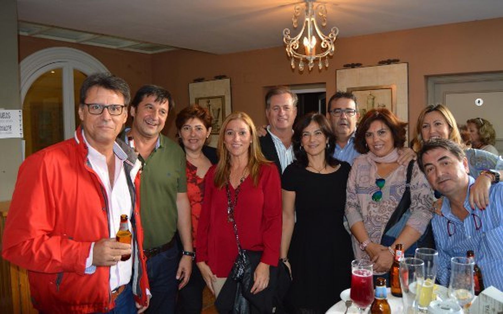 Antonio Arroyo, Antonio Oviedo, Isabel Cosme, Manuela Fernández, Justo Mesa, Mayte Ponce, Pedro Morales, Puri Morales, Paqui Gutiérrez y Miguel Ángel Fernández.  Foto: Ignacio Casas de Ciria