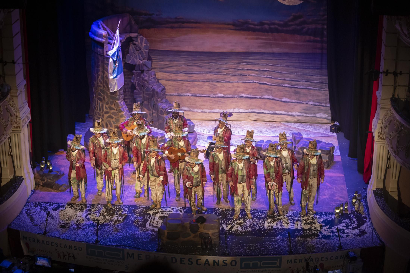 La última jornada de semifinales del Carnaval de Huelva, en imágenes