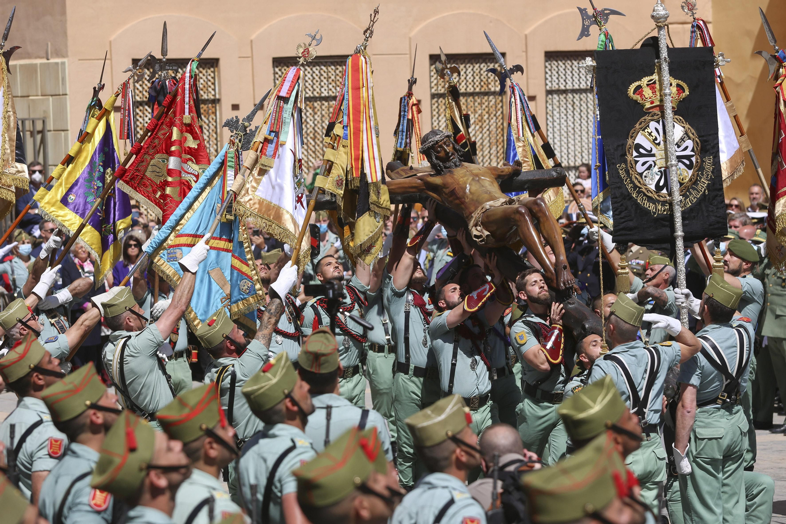 Las fotos de la Legión, en el Jueves Santo de Málaga